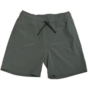 Dark Green Drawstring quick dry Shorts